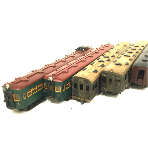 メーカー不明 木製 鉄道模型 車輌 ビンテージ